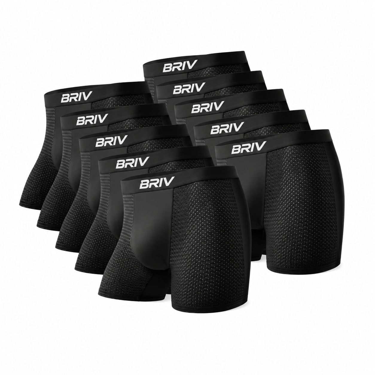 BRIV® Bamboo Boxers - 5 Pack Multicolour | + 5 FREE
