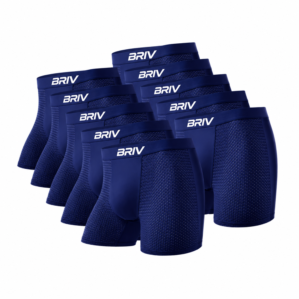 BRIV® Bamboo Boxers - 5 Pack Multicolour | + 5 FREE