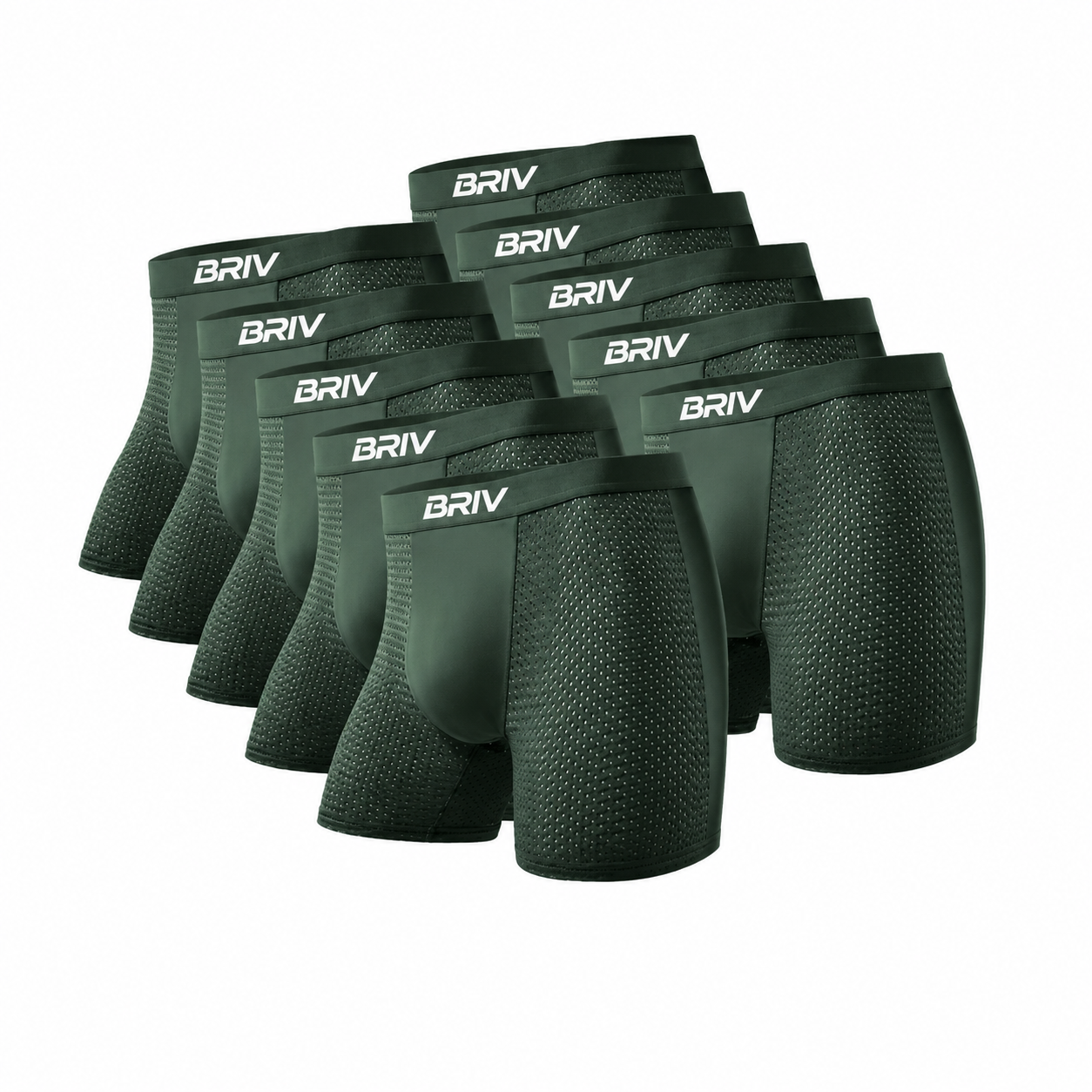 BRIV® Bamboo Boxers - 5 Pack Multicolour | + 5 FREE