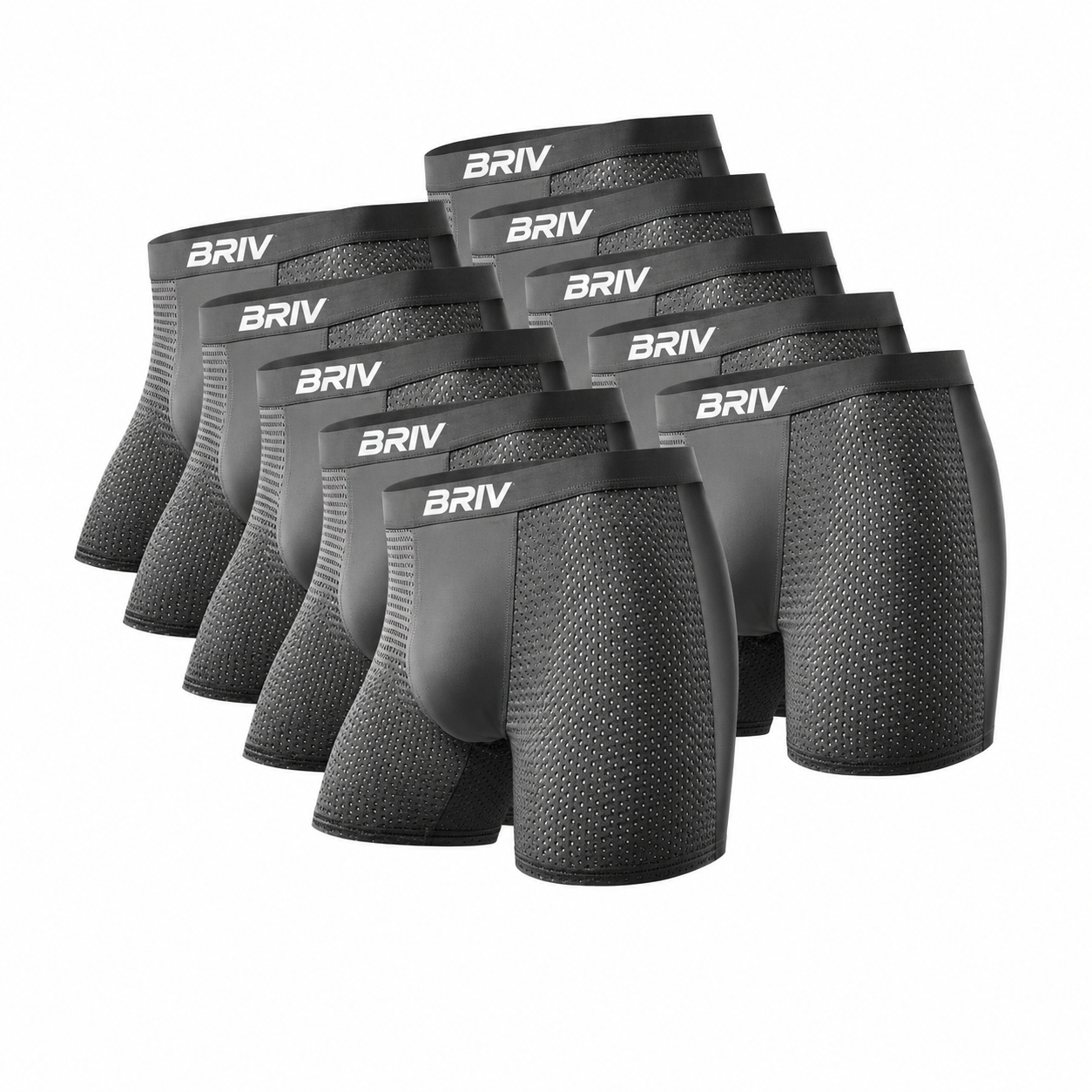 BRIV® Bamboo Boxers - 5 Pack Multicolour | + 5 FREE