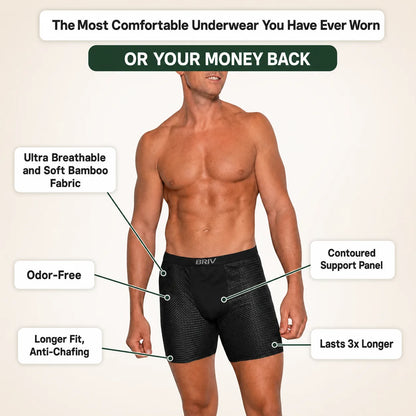 BRIV® Bamboo Boxers - 5 Pack Multicolour | + 5 FREE