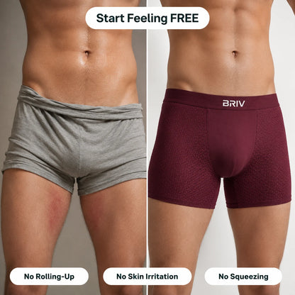 BRIV® Bamboo Boxers - 5 Pack Multicolour | + 5 FREE